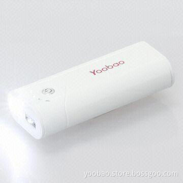 External Battery with 3,400mAh High Capacity, Fits for iPhone, Nokia and Samsung